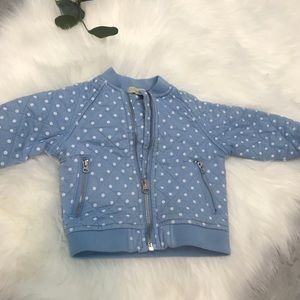 LILI & DAN Polka Dot Bomber. 6-12M